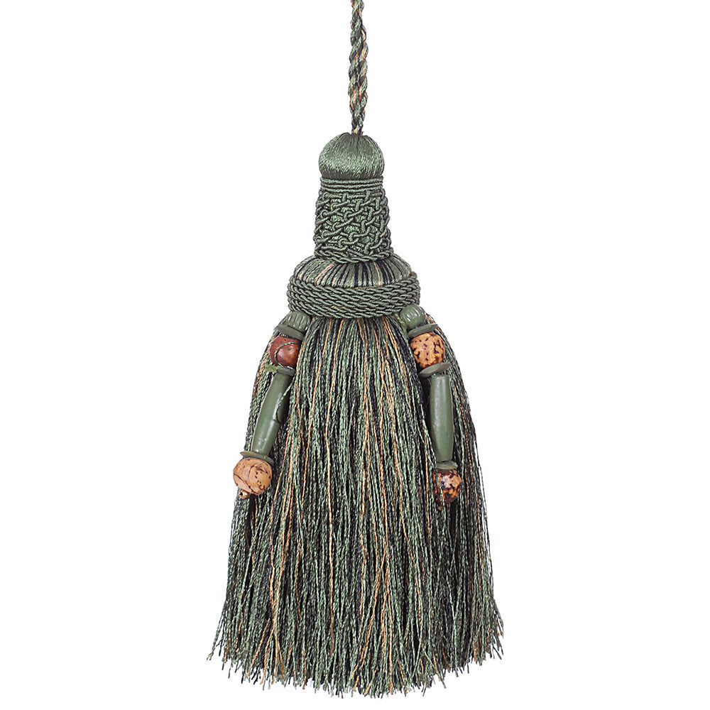 Tassel 6" Shanai Olive Mix