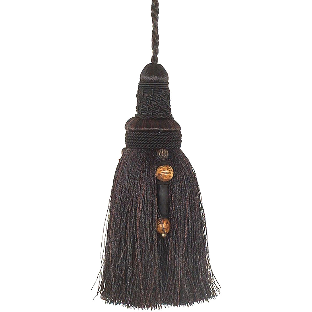 Tassel 6" Shanai Black Mix