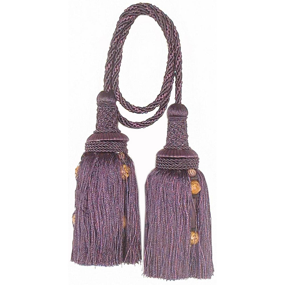 Chair Tie 24" Shanai Aubergine Mix