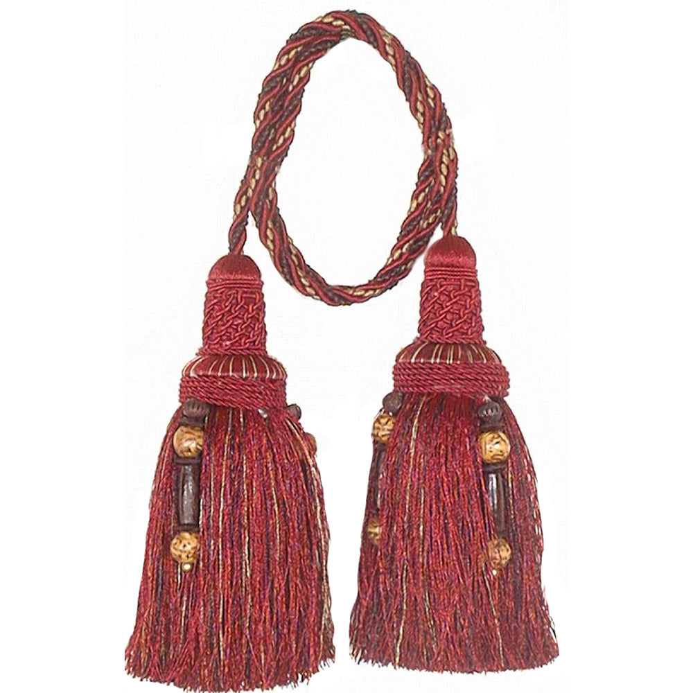 Chair Tie 24" Shanai Burgundy Mix