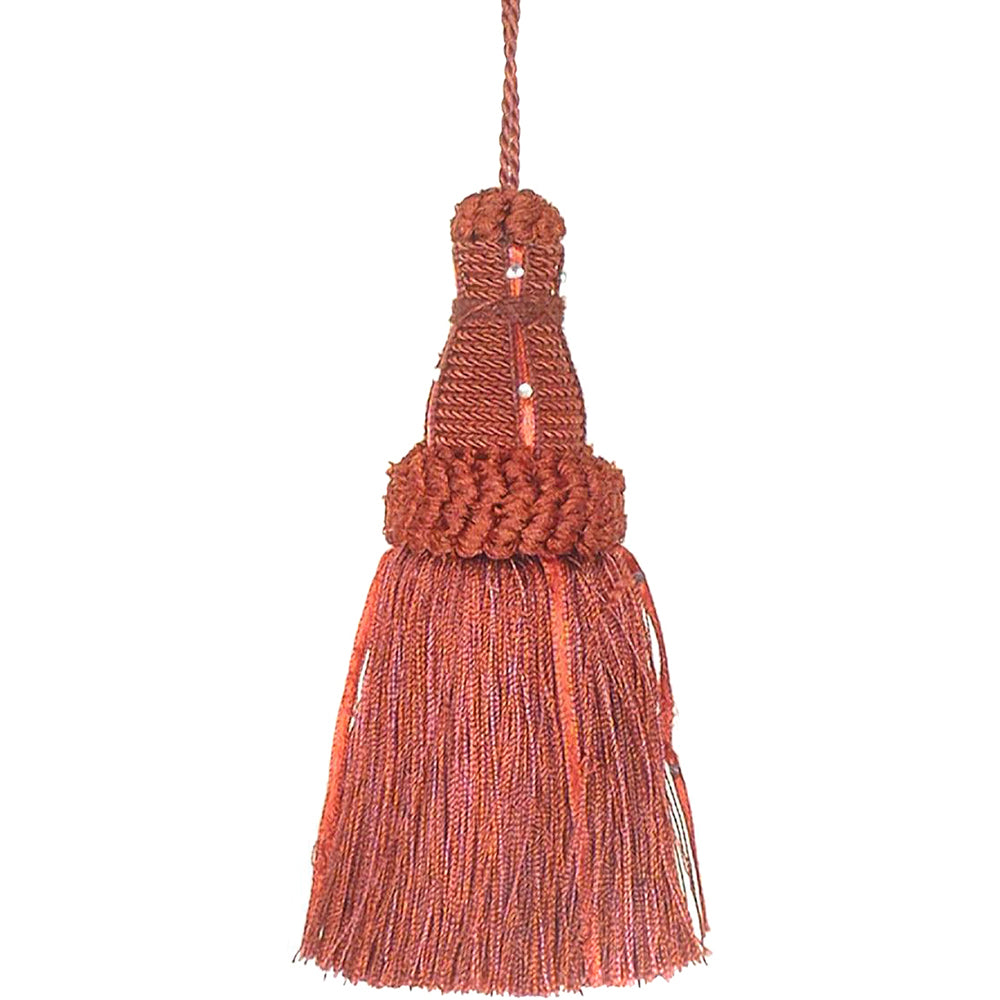 Tassel 6" Crystal Rust Mix