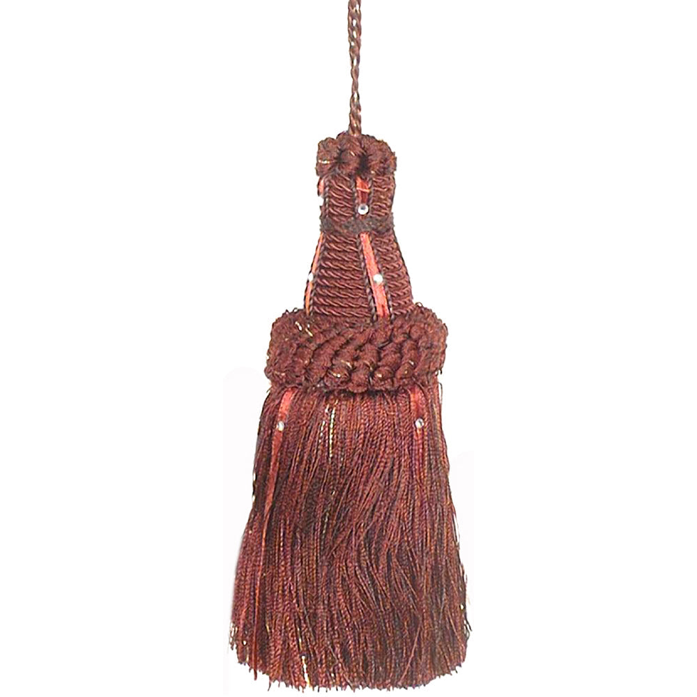 Tassel 6" Crystal Mahogany Mix