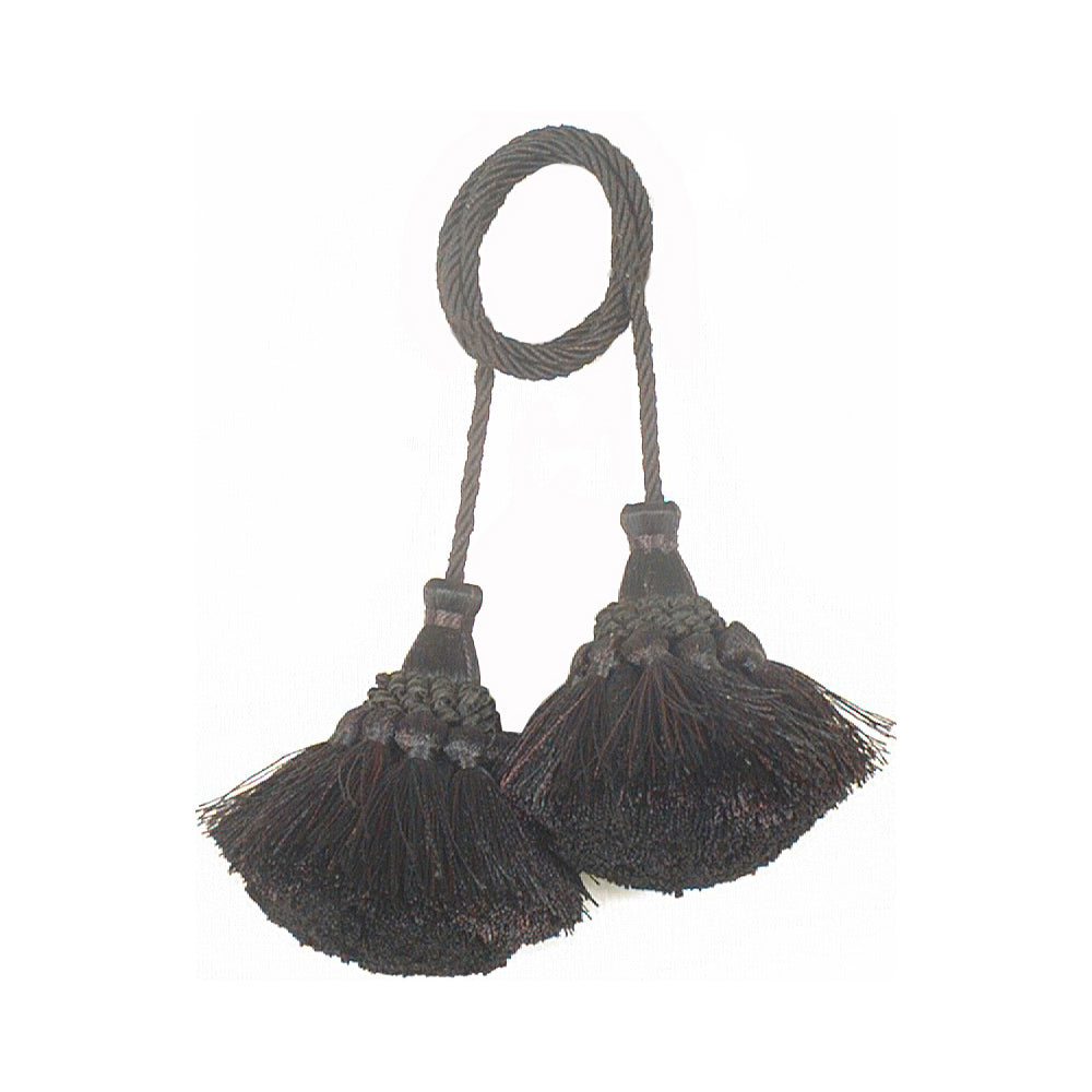 Chair Tie 24" Dhamak Black Mix
