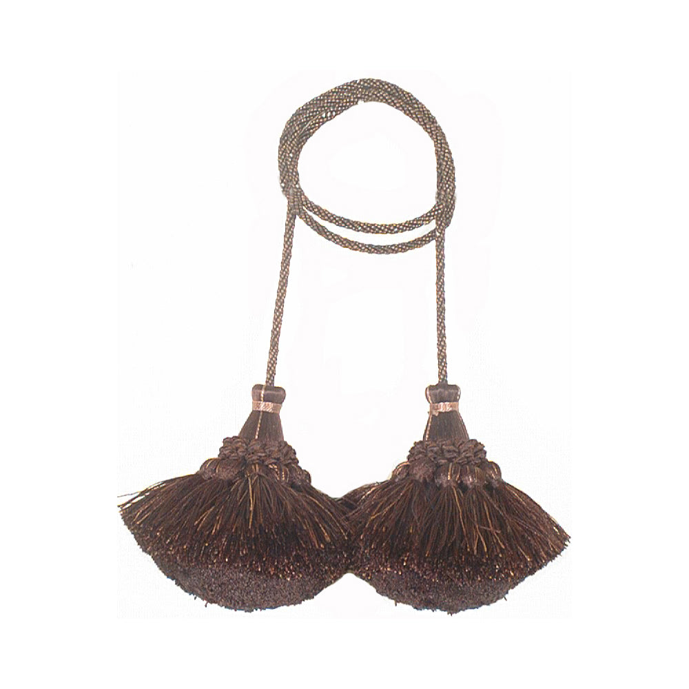 Chair Tie 24" Dhamak Chocolate Mix