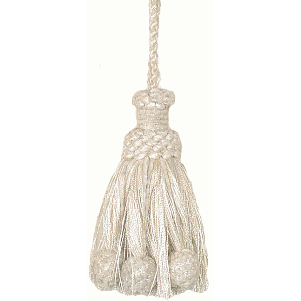 Tassel Ghungroo 4" Ivory Mix