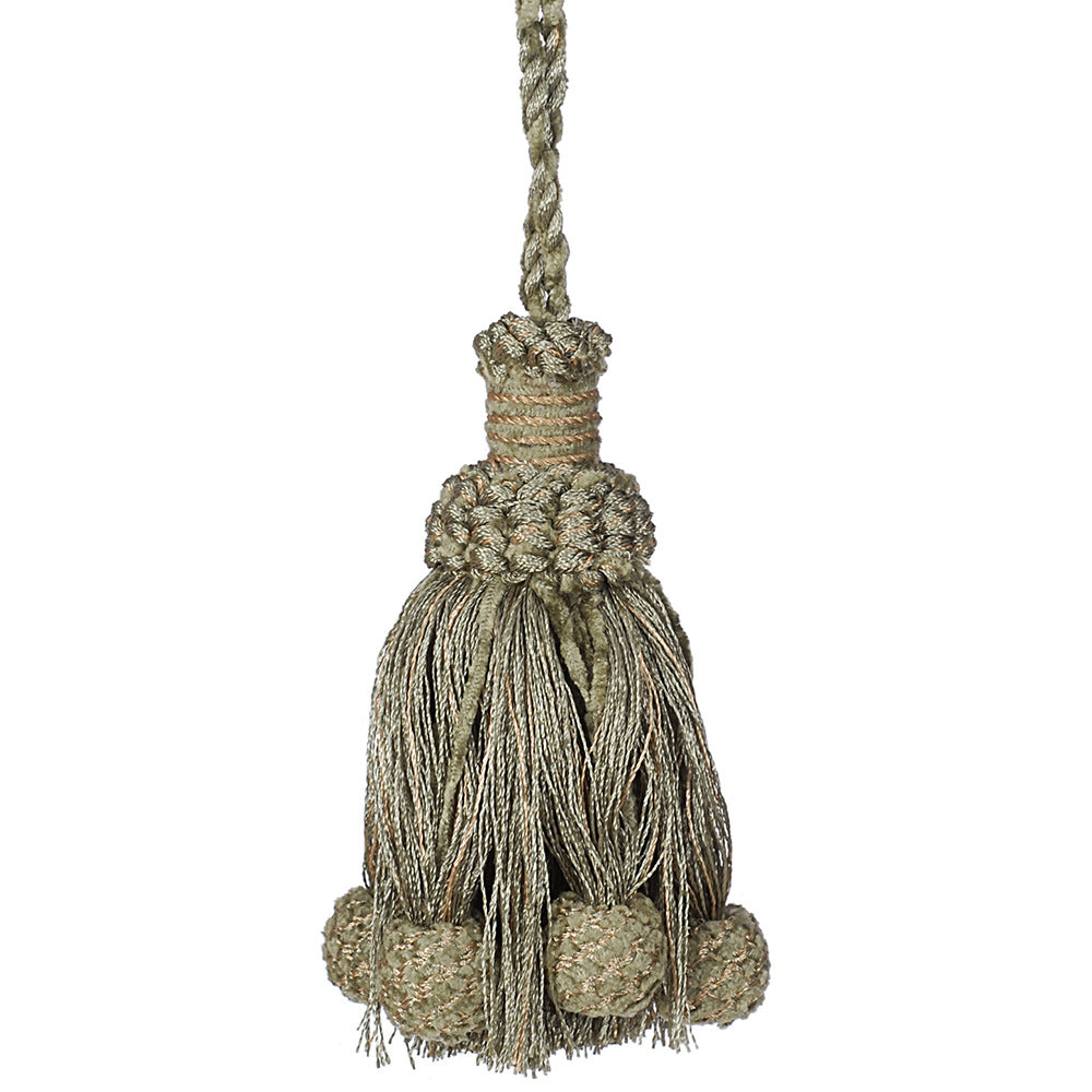 Tassel Ghungroo 4" Sage Mix