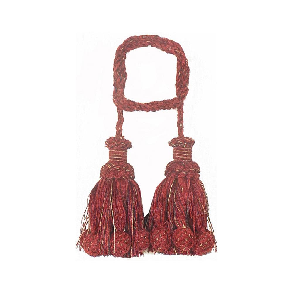 Chair Tie 24" Ghungroo Burgundy Mix