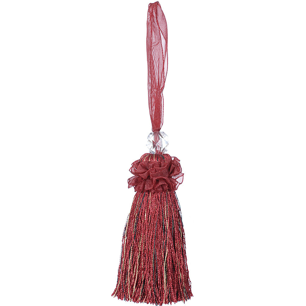Tassel 4" Ghazal Burgundy Mix