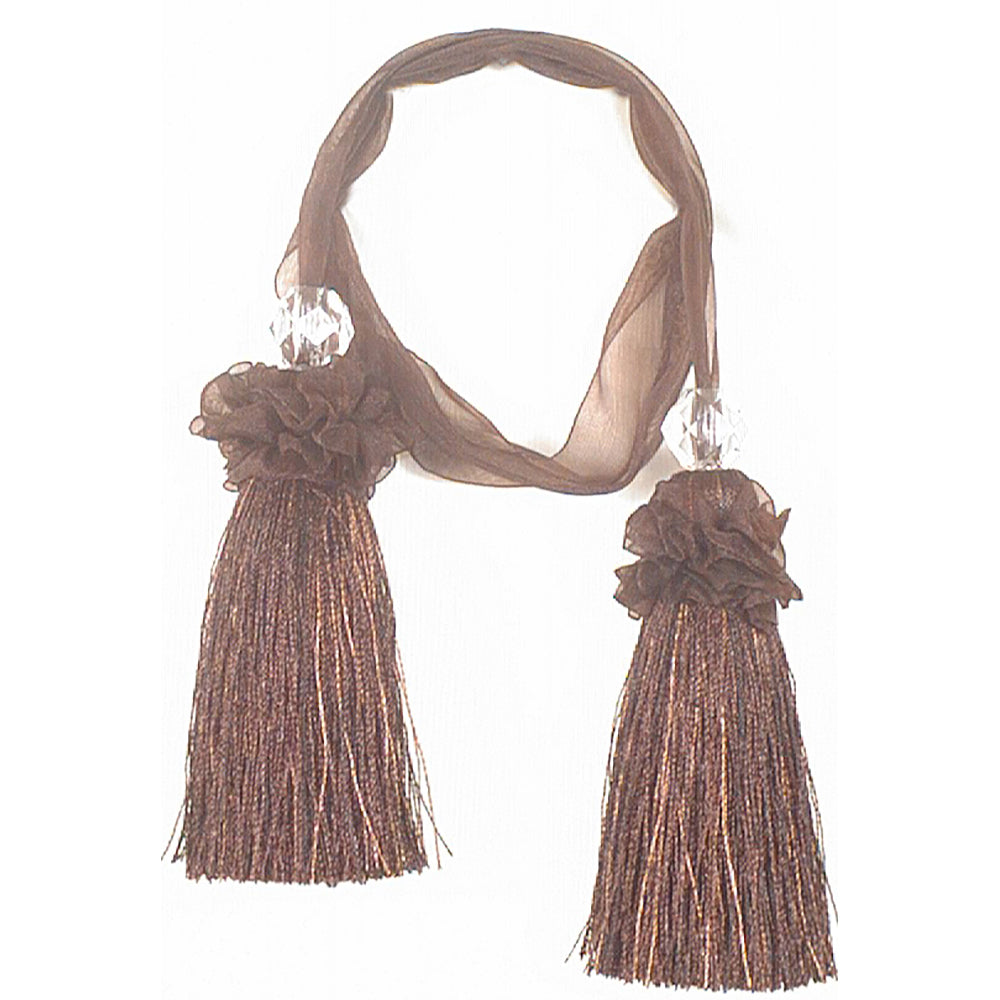 Chair Tie 24" Ghazal Chocolate Mix