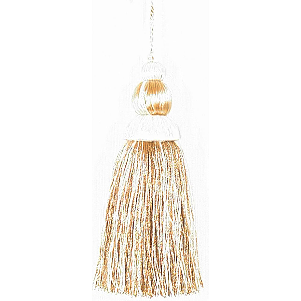 Tassel 4.5" Tabla Beige Mix