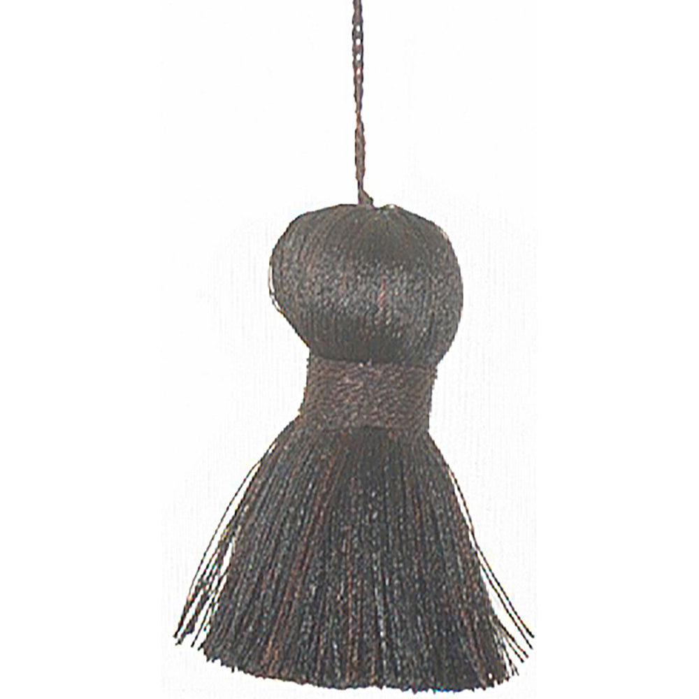 Tassel 3" Manjira Black Mix