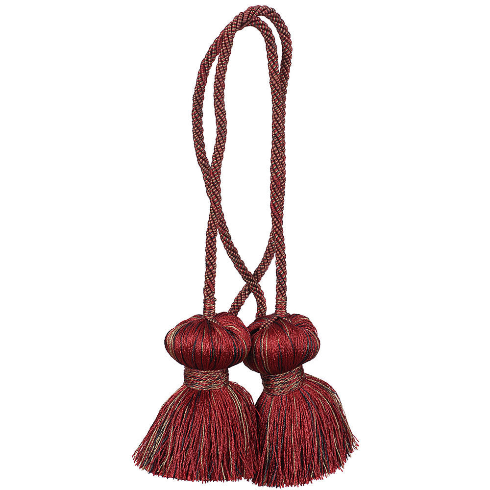 Chair Tie 24" Manjira Burgundy Mix
