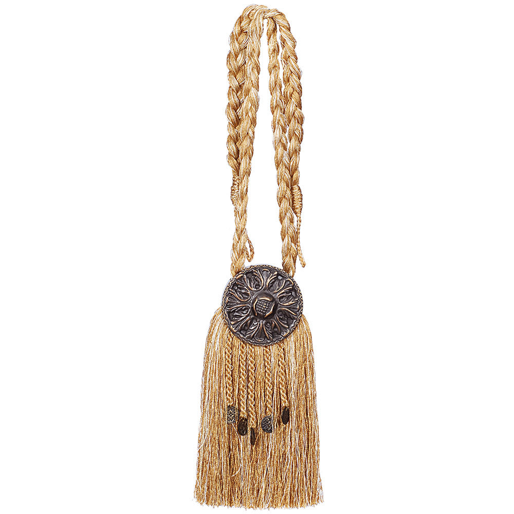 Tieback Medallion Gold Mix