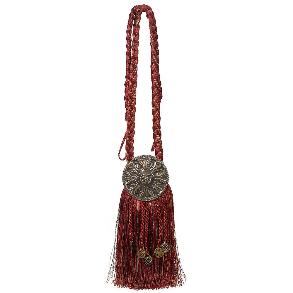 Tieback Medallion Mahogany Mix