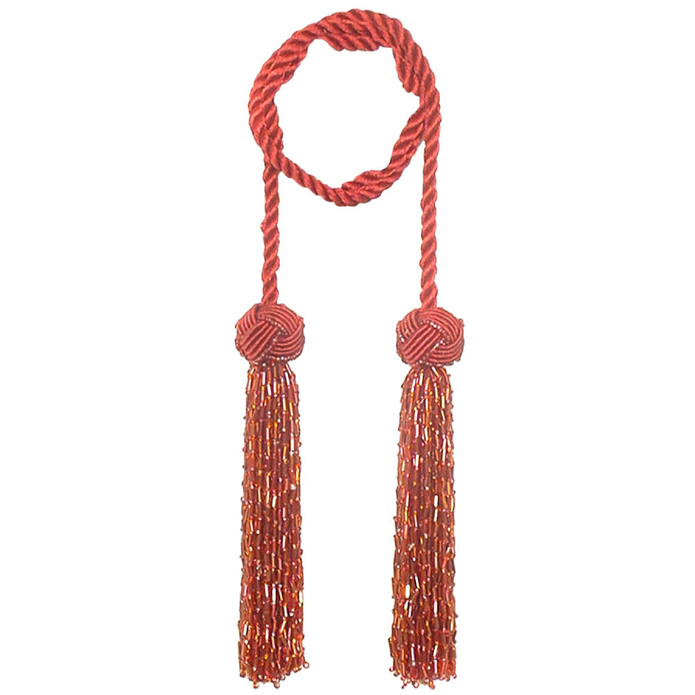 Chair Tie 24" Beaded Red