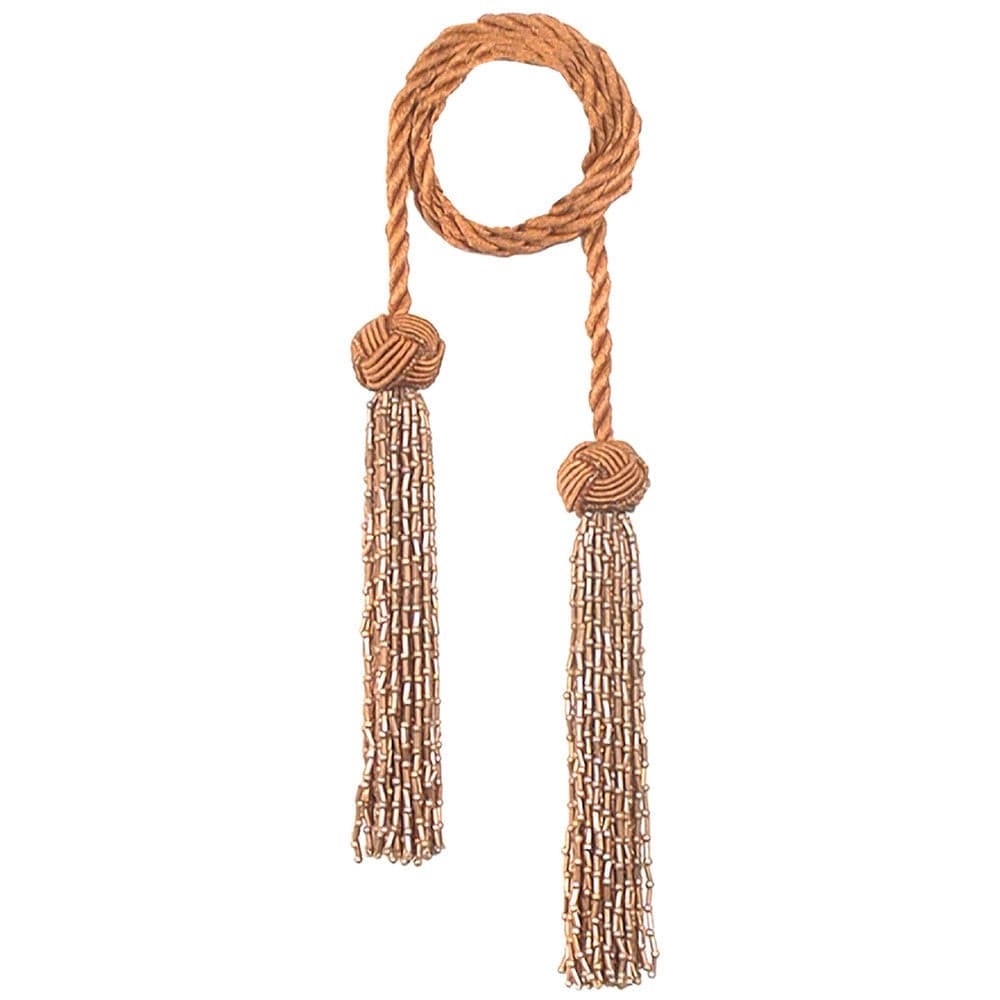 Chair Tie 24" Beaded Copper