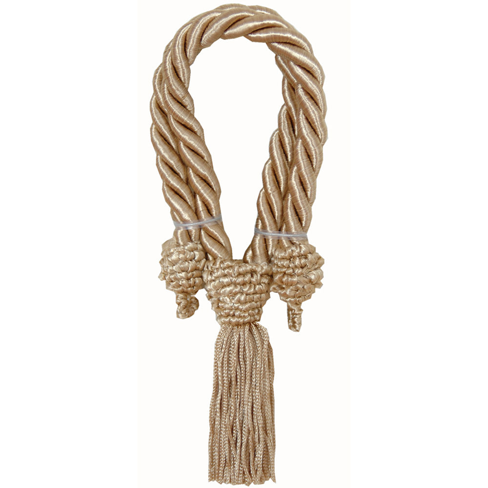 Tieback Monkey Knot Beige