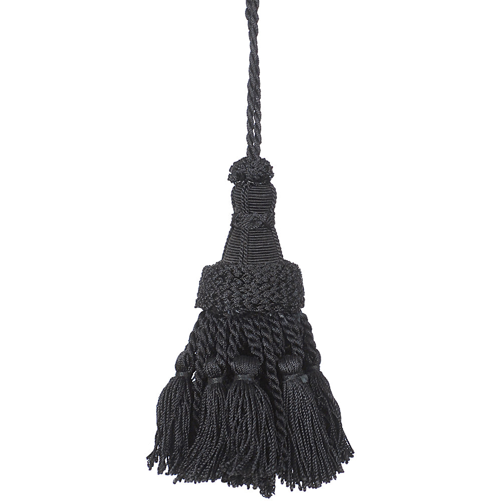 Tassel 4" Ellora Black Mix