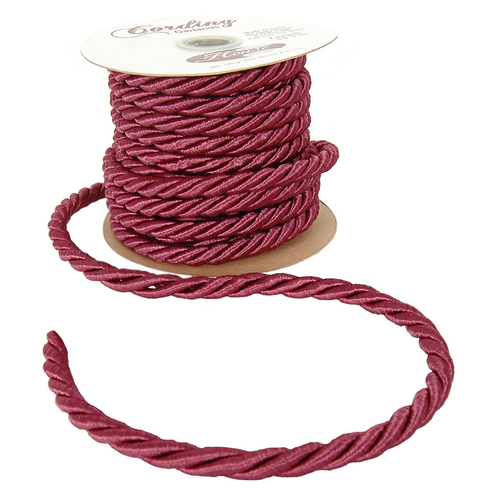 Cording 5MM - 10 yards per Roll Wine