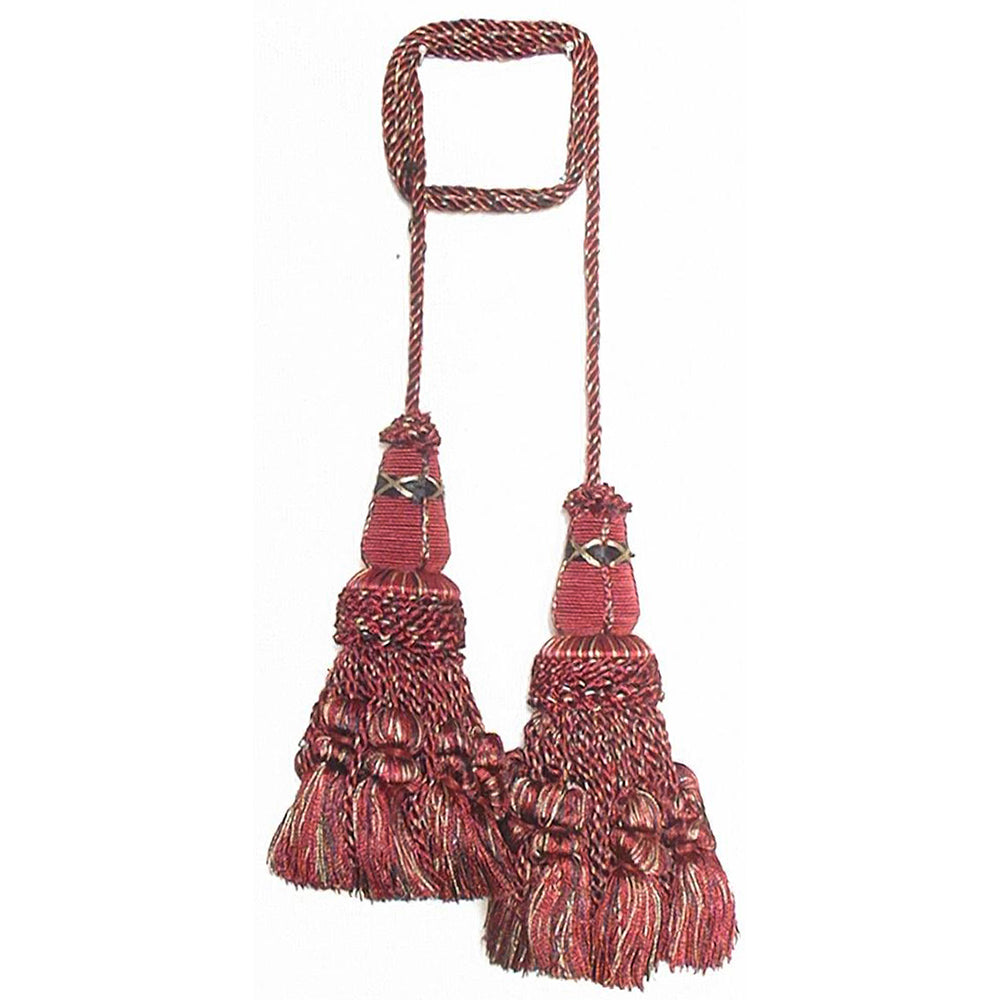 Chair Tie 24" Jhalar Burgundy Mix