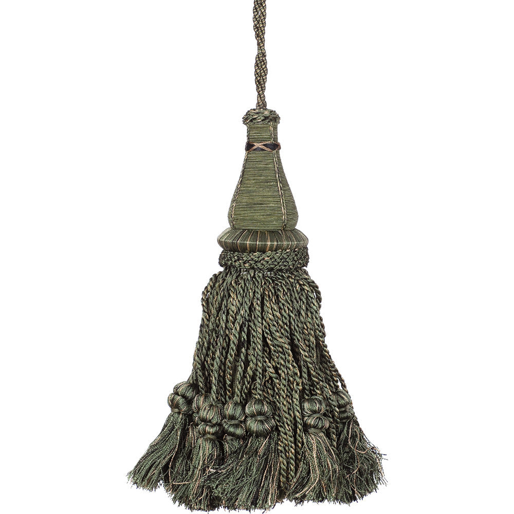 Tassel 8" Jhalar Olive Mix