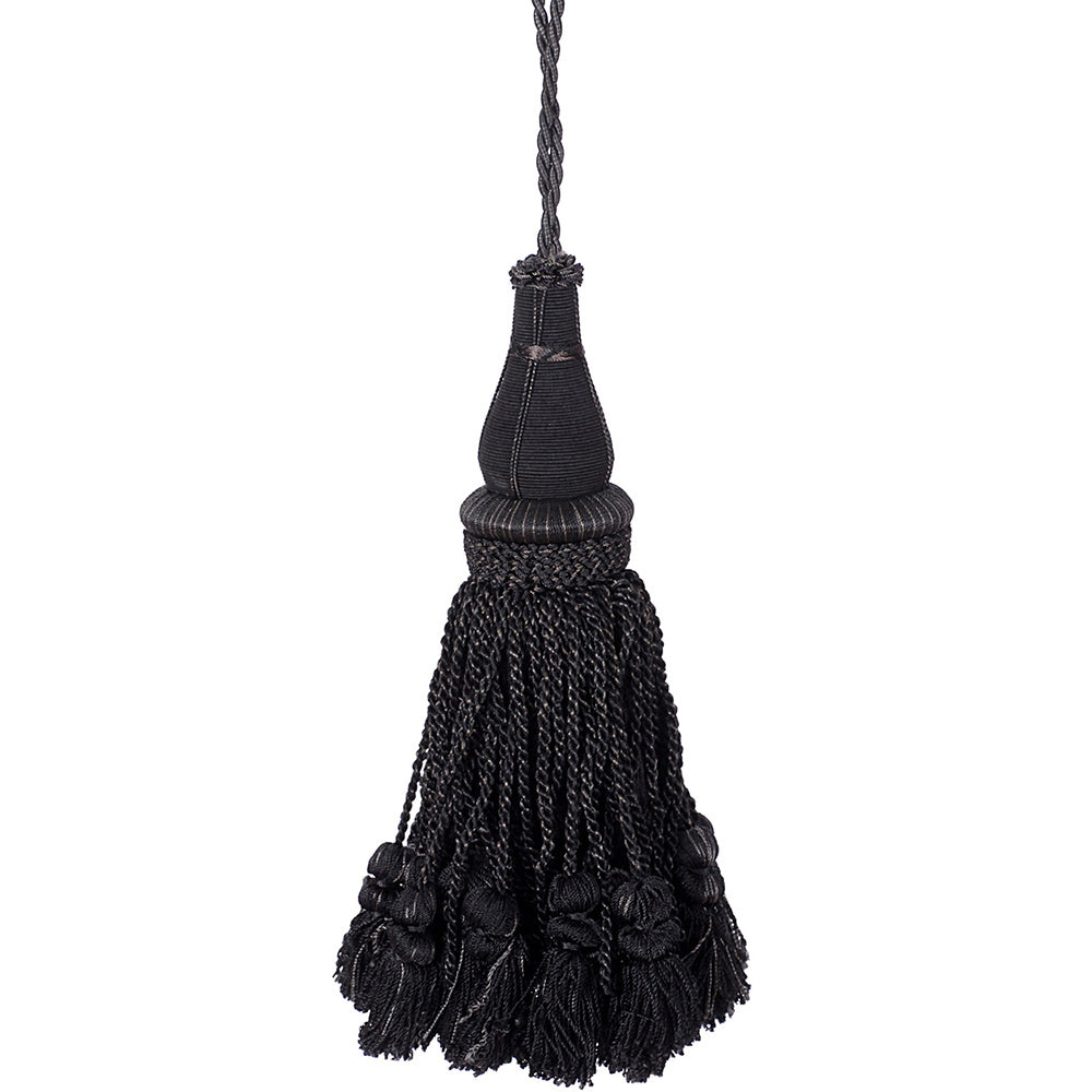 Tassel 8" Jhalar Black Mix