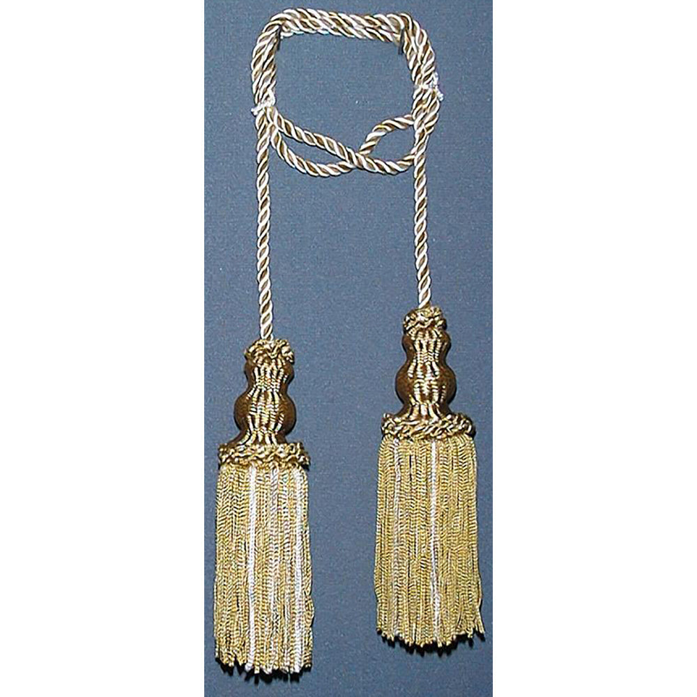 Chair Tie 24" Braided Gold Mix