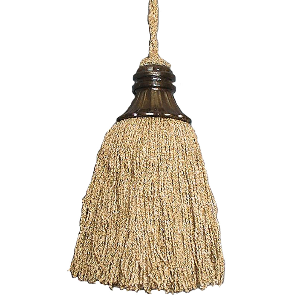 Tassel 8" Chenille Beige