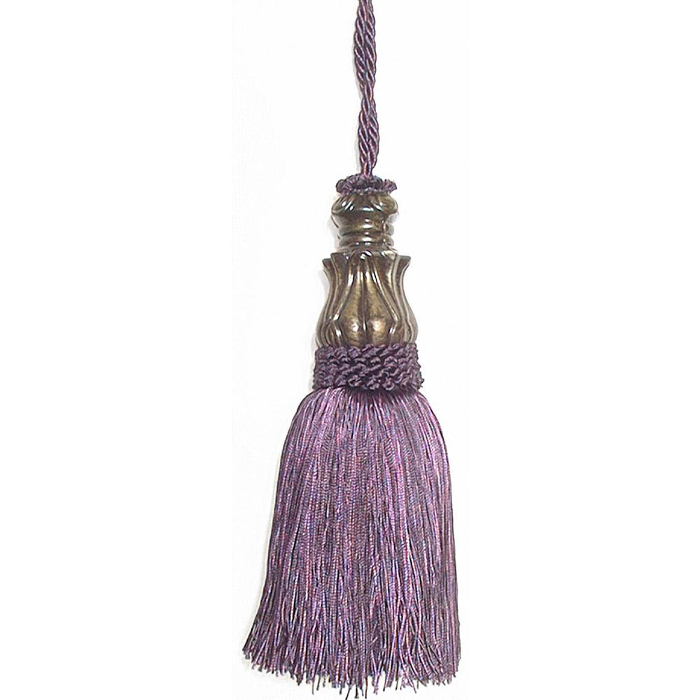 Tassel 8" Surahi Aubergine Mix