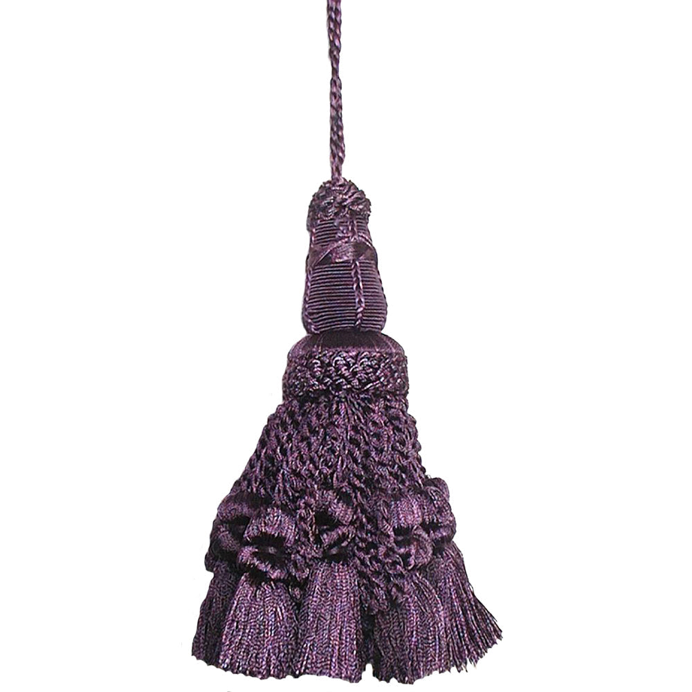 Tassel 6" Jhalar Aubergine Mix