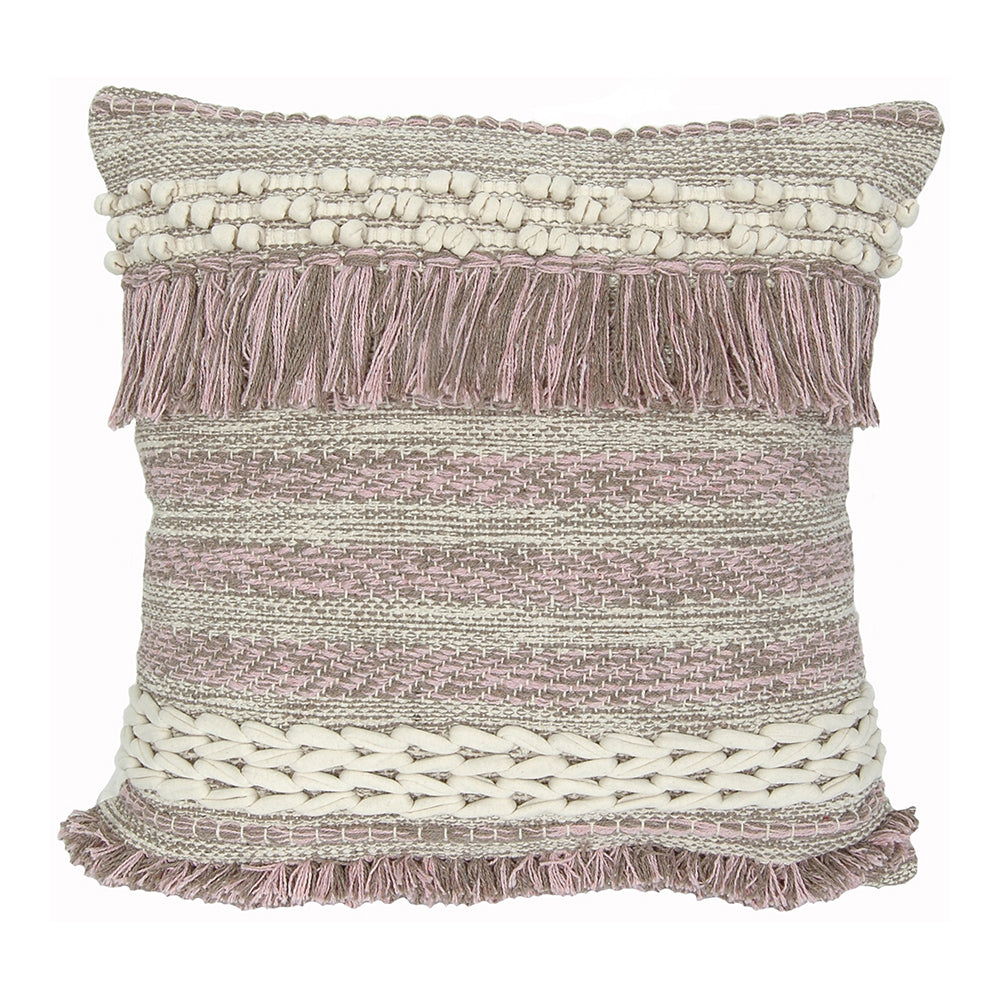 Pillow 20" Square Boho Blush