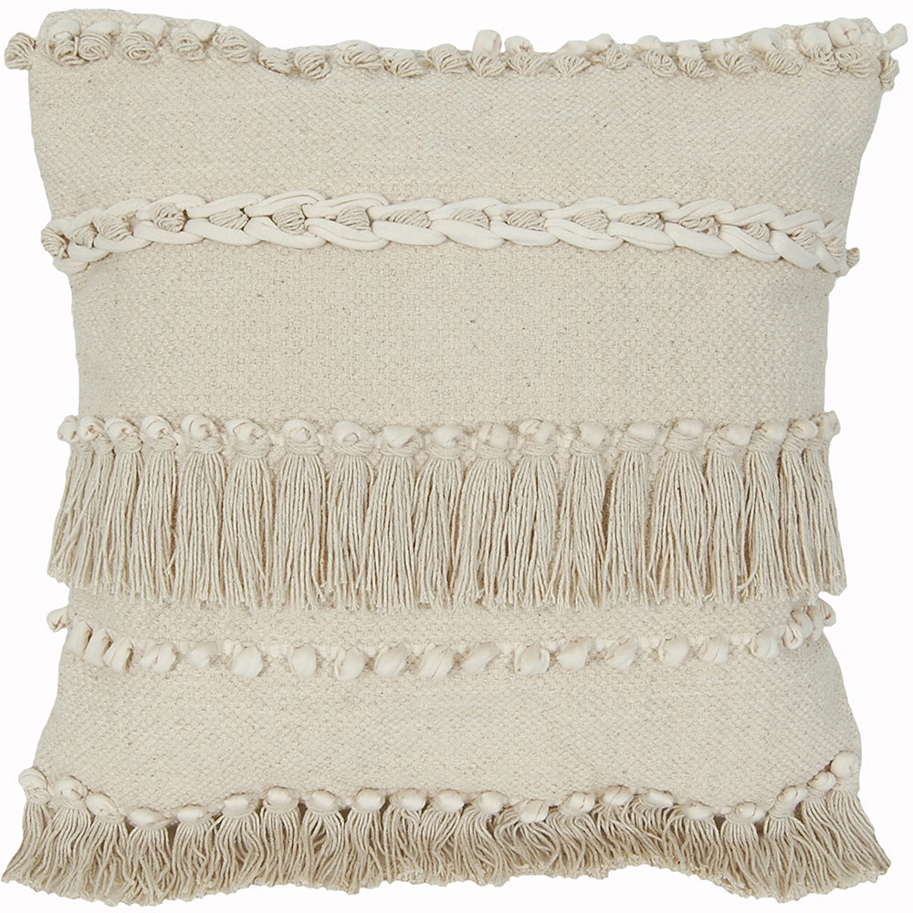 Pillow 20" Square Boho Natural