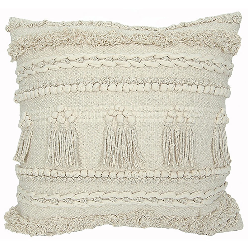 Pillow 20" Square Boho Natural