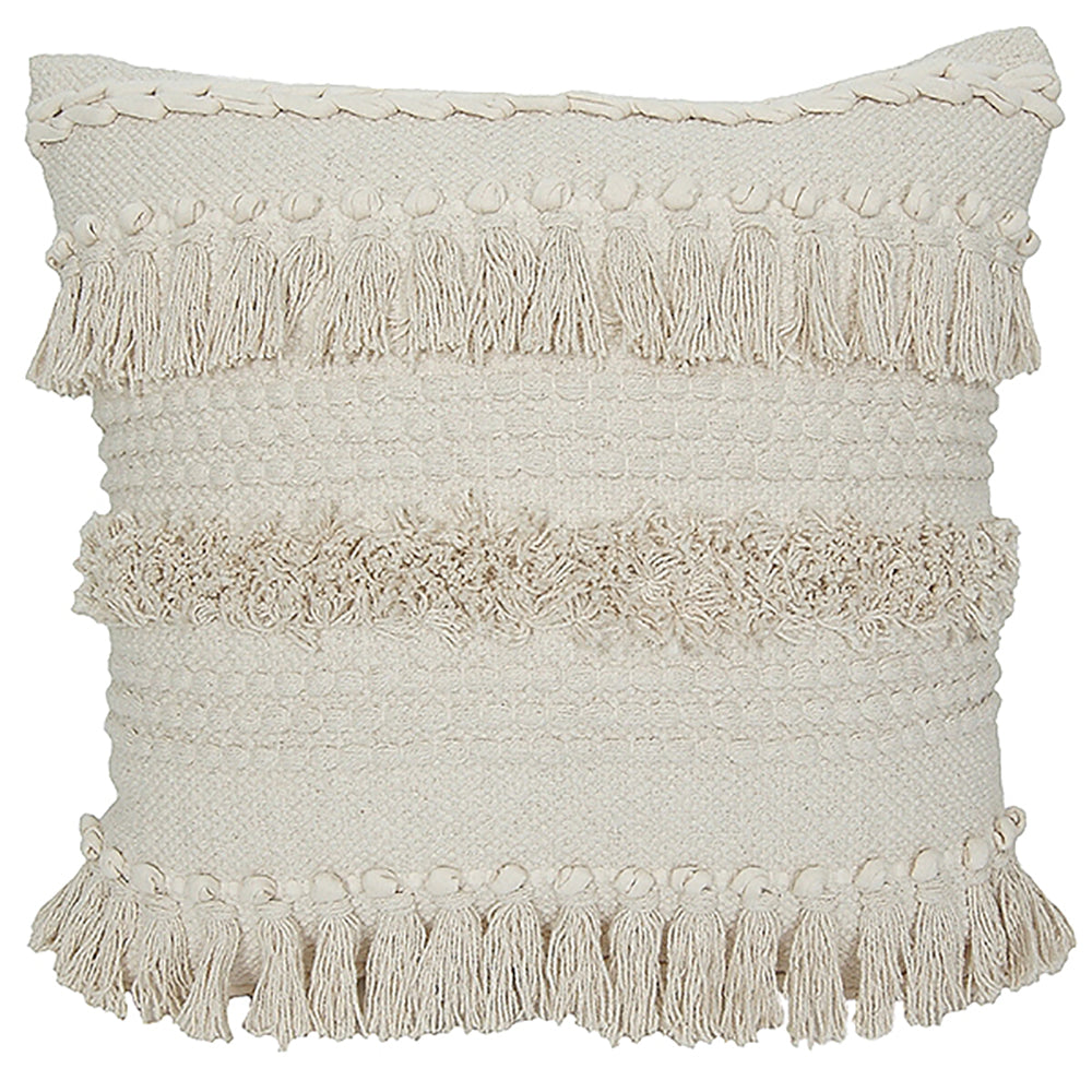 Pillow 20" Square Boho Natural