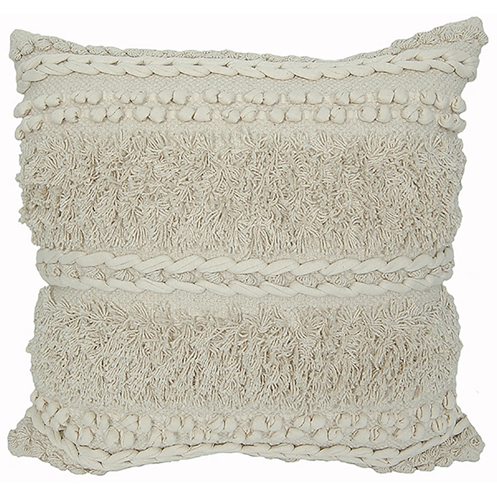 Pillow 20" Square Boho Natural