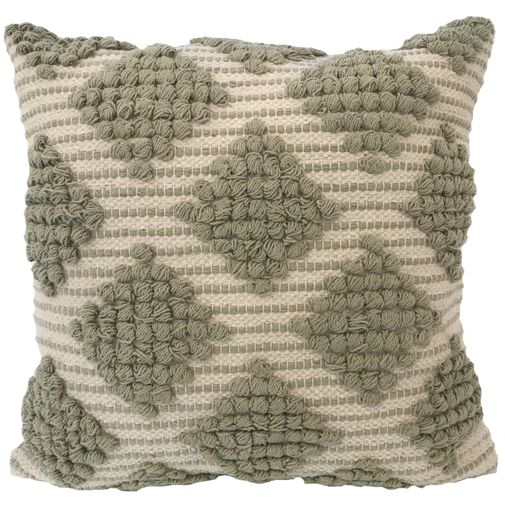 Pillow 20" Square Boho Evergreen