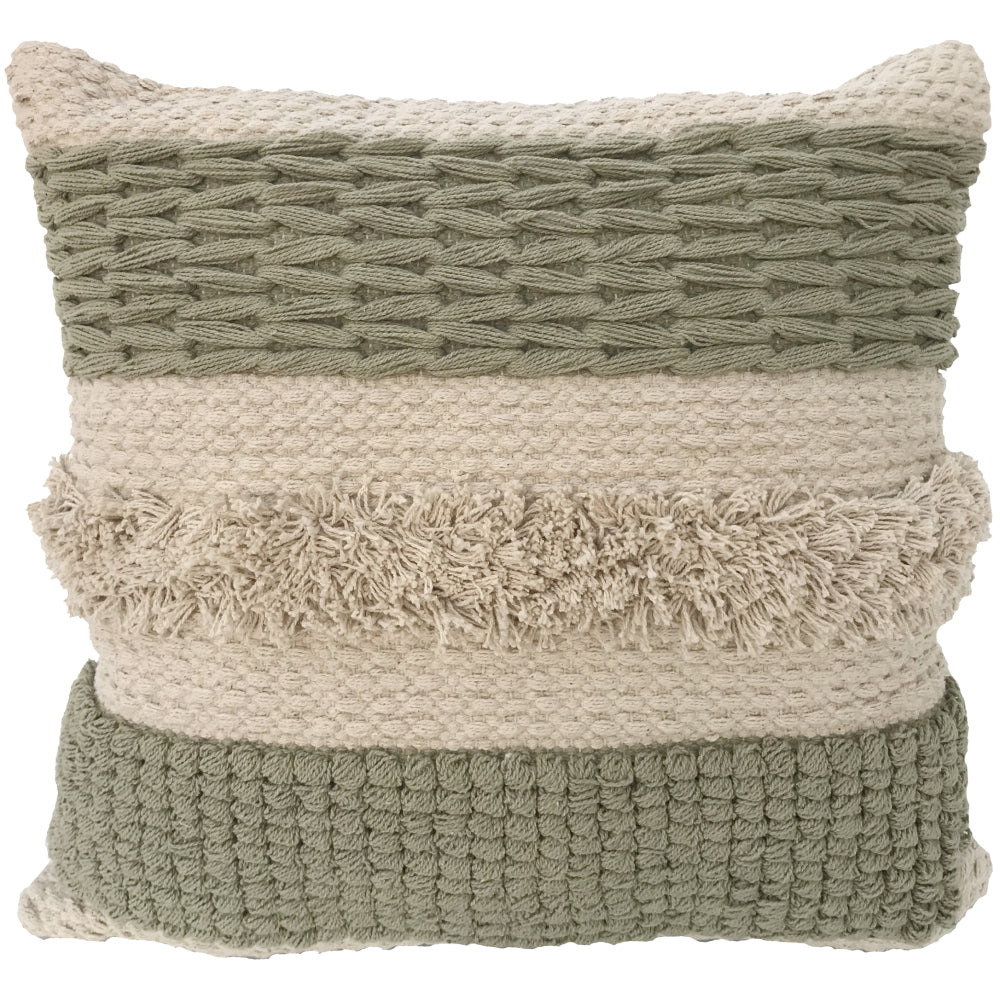 Pillow 20" Square Boho Evergreen
