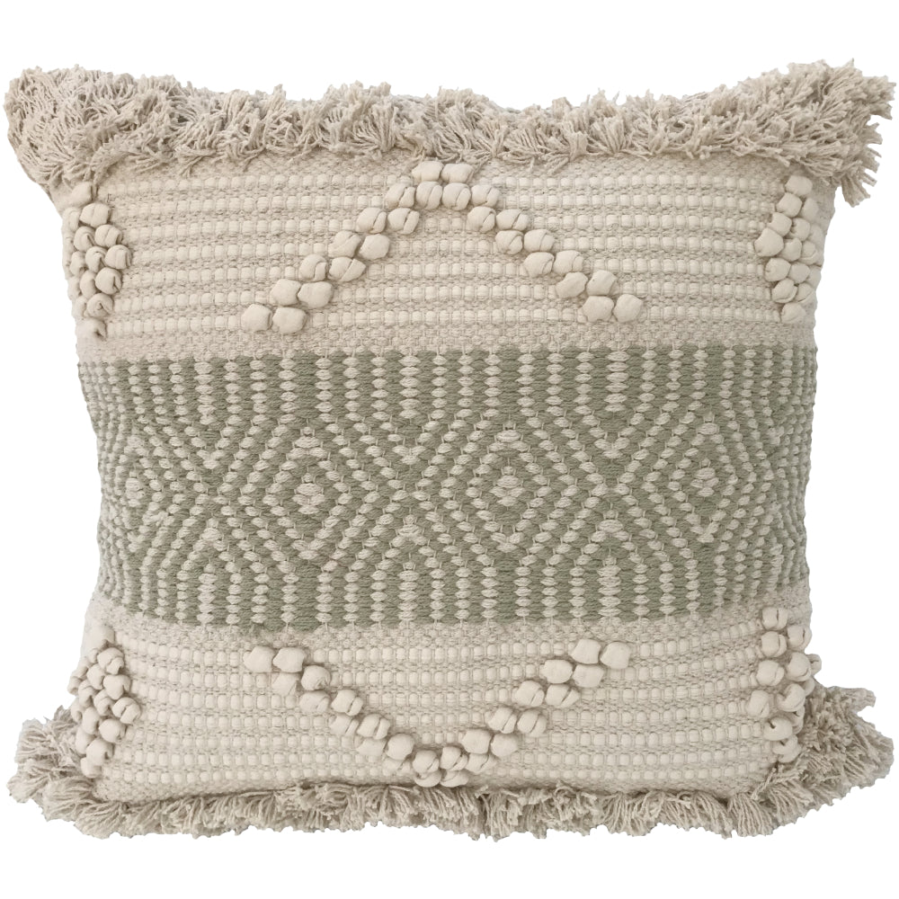 Pillow 20" Square Boho Evergreen