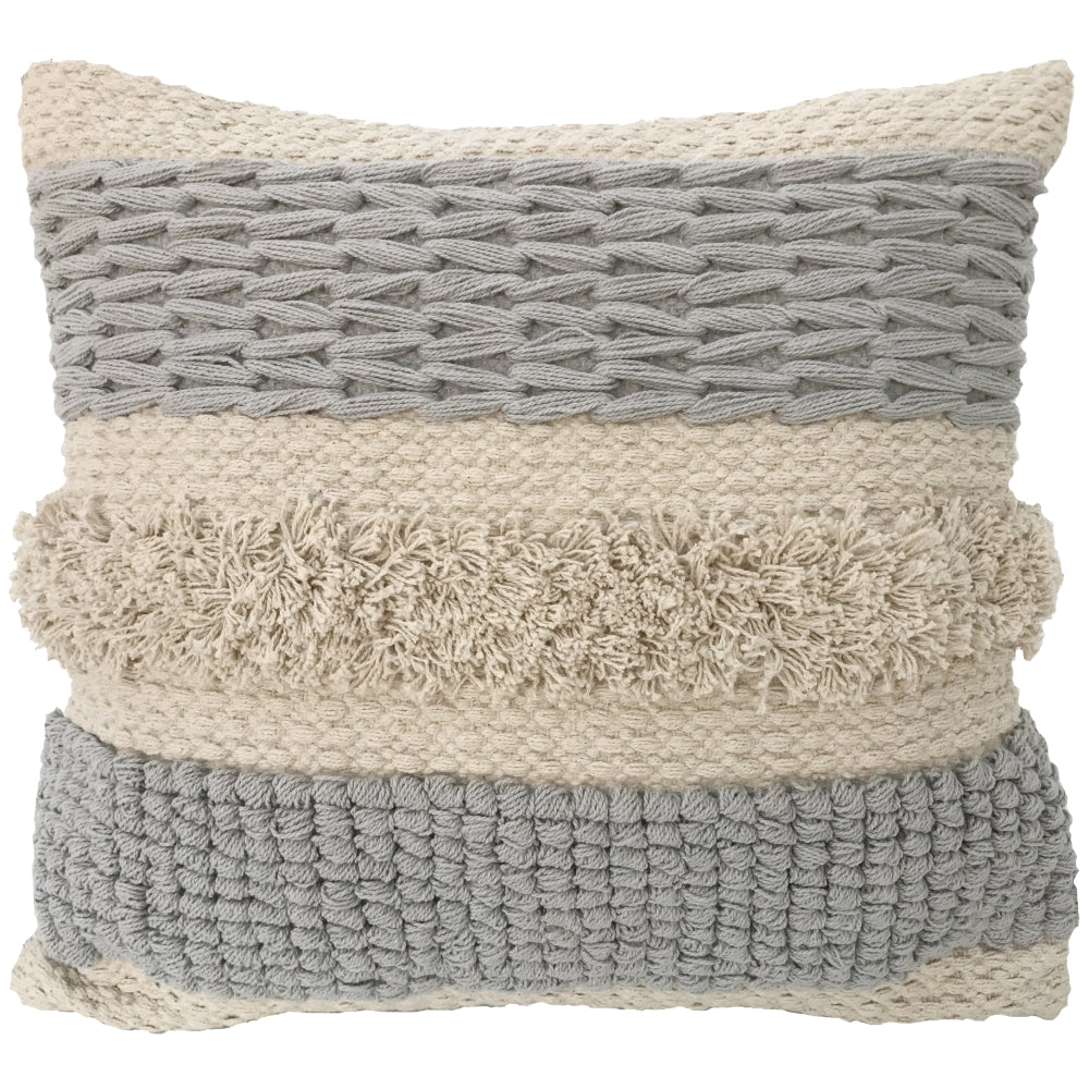 Pillow 20" Square Boho Steely