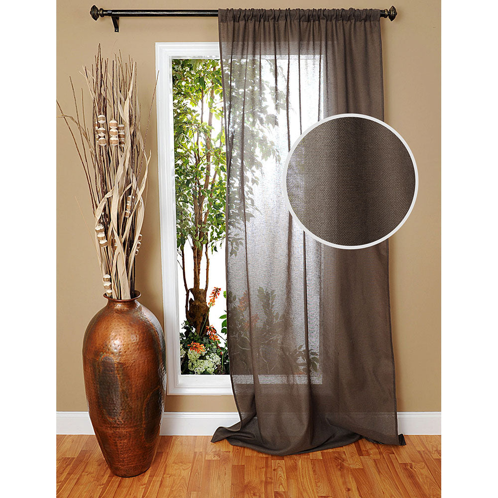 Drapery Panel 48"W x 96"L Shalin Grey