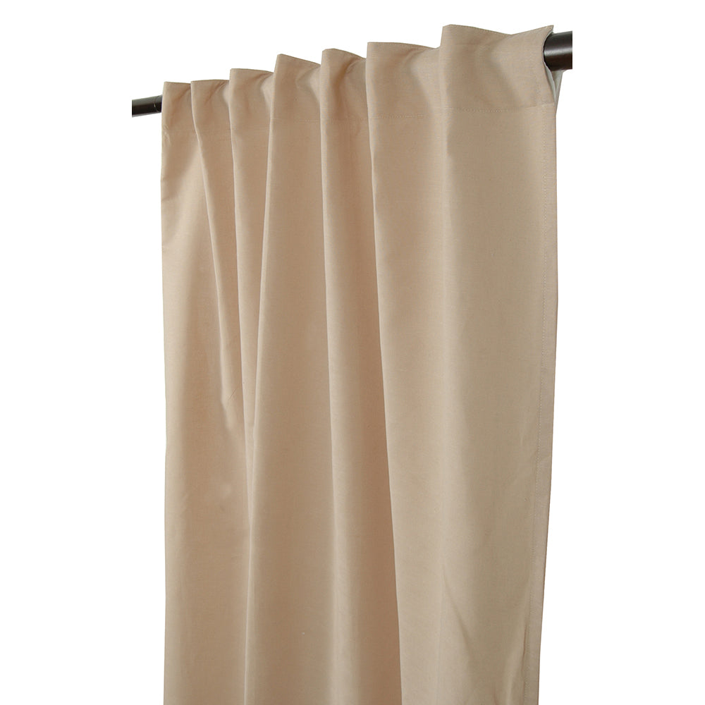 Drapery Panel 48"W x 96"L Linen Sand Lined