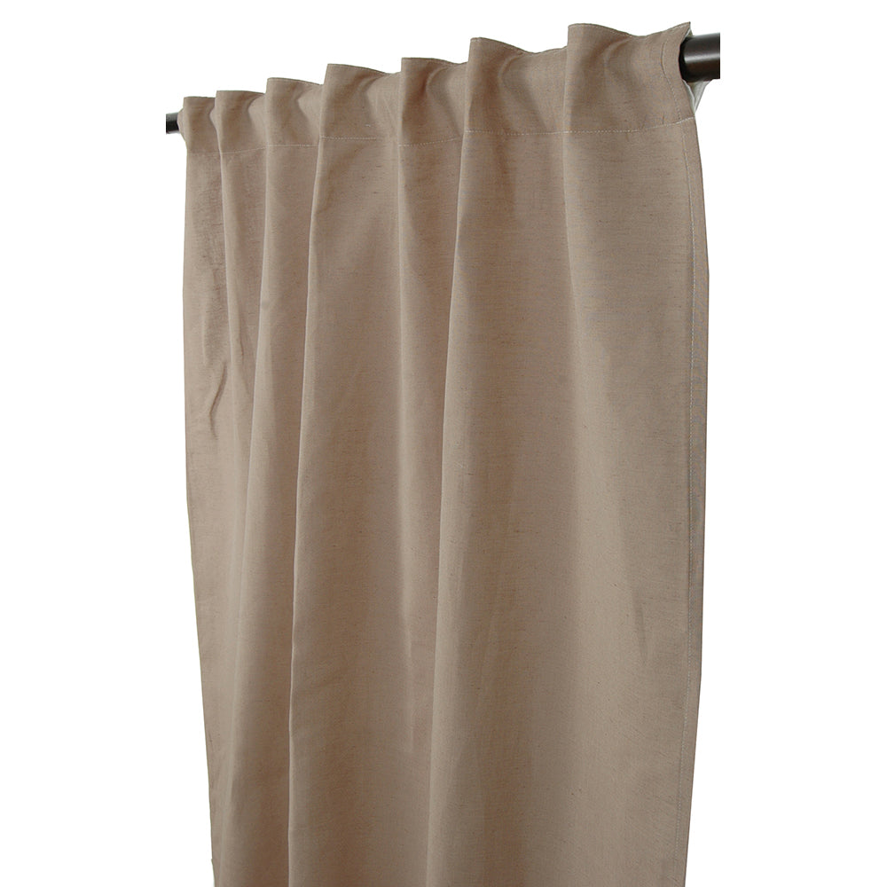 Drapery Panel 48"W x 96"L Linen Taupe Lined