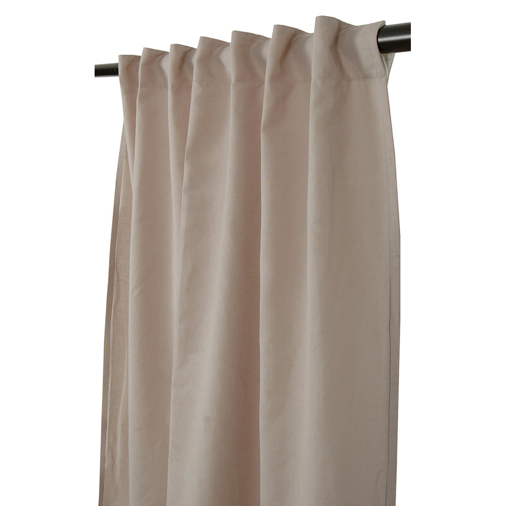 Drapery Panel 48"W x 96"L Linen Flax Lined