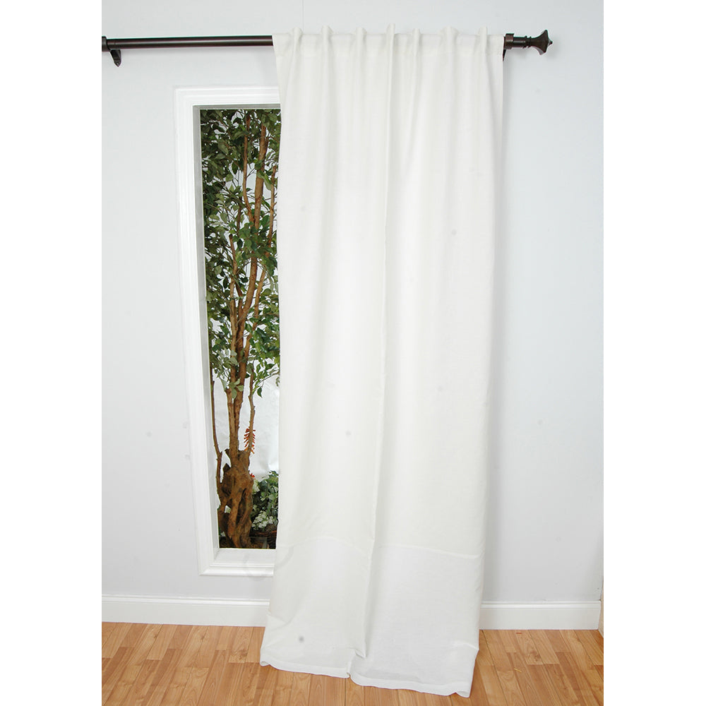 Drapery Panel 48"W x 96"L Linen Natural Taupe Lined