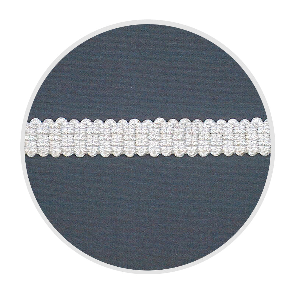 Fringe Braided 1/2" Ivory Mix