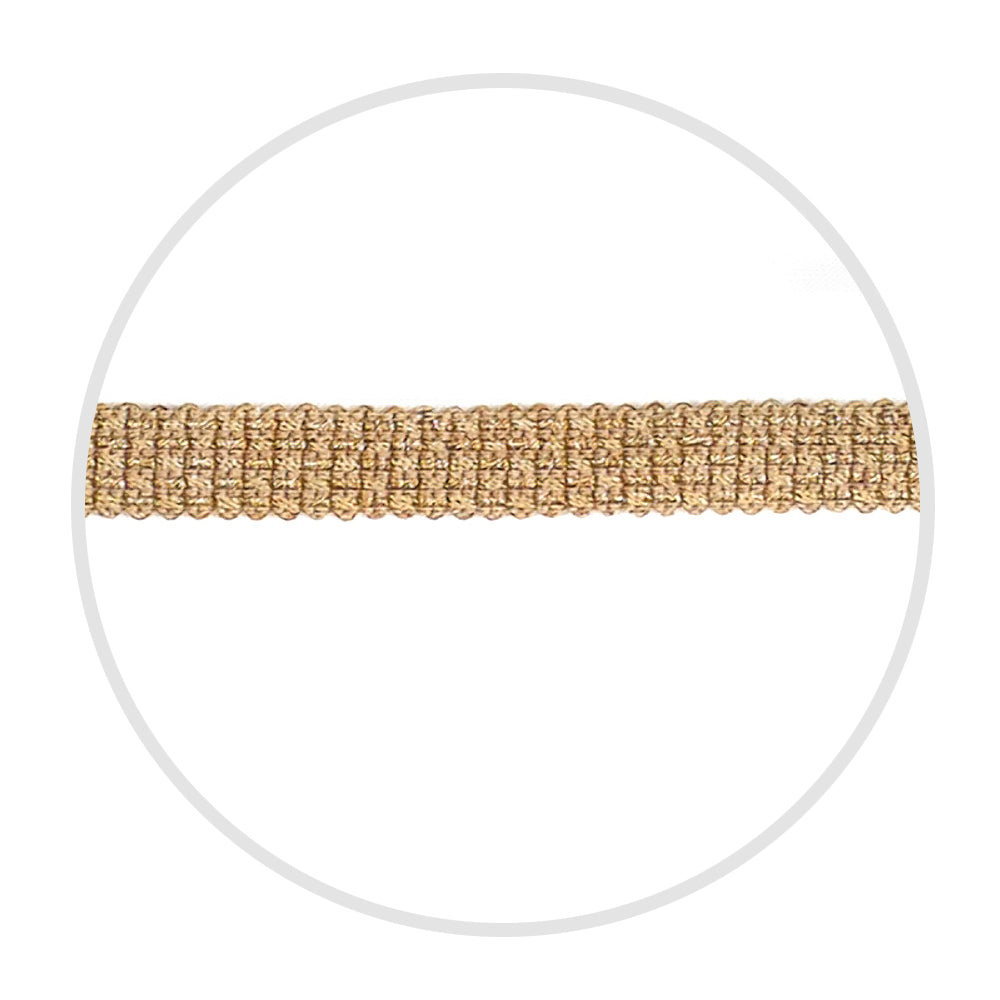 Fringe Braided 1/2" Earth tone Mix