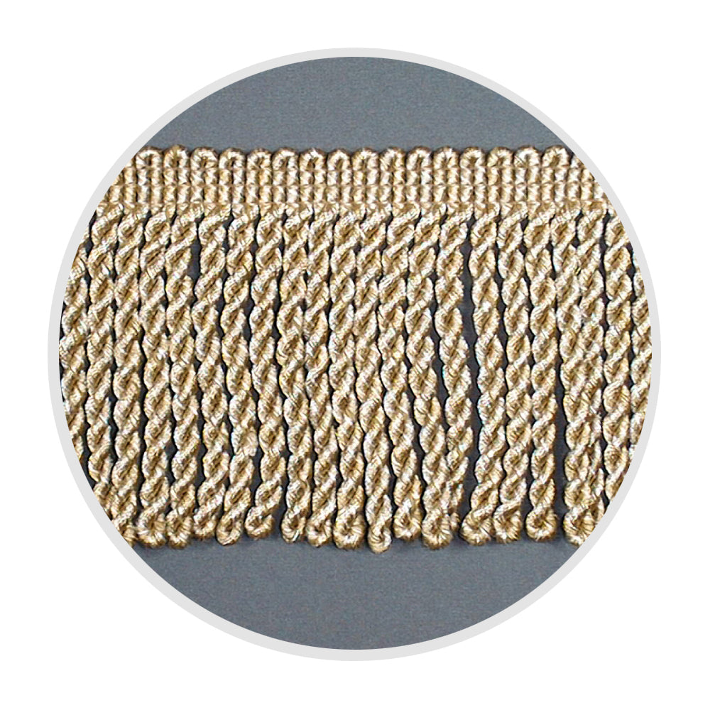 Fringe Bullion 6" Beige Mix