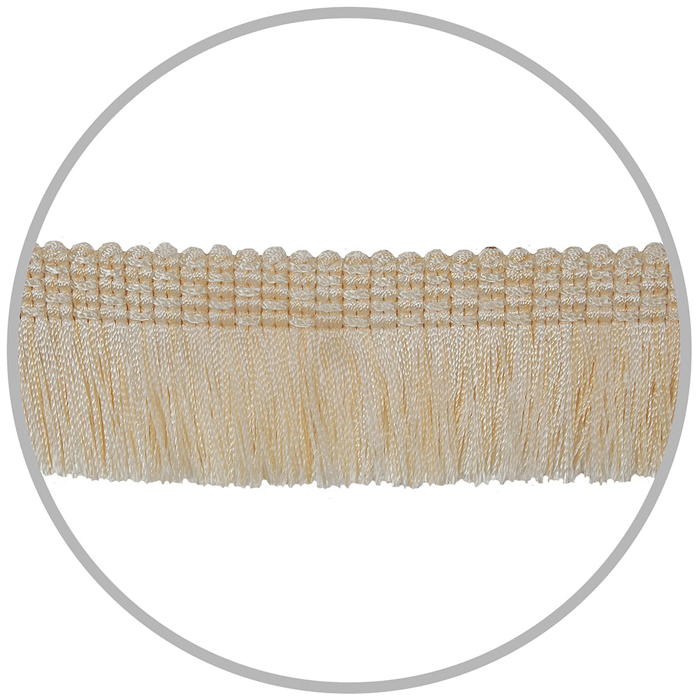 Fringe Brush 5 yards Ivory Mix