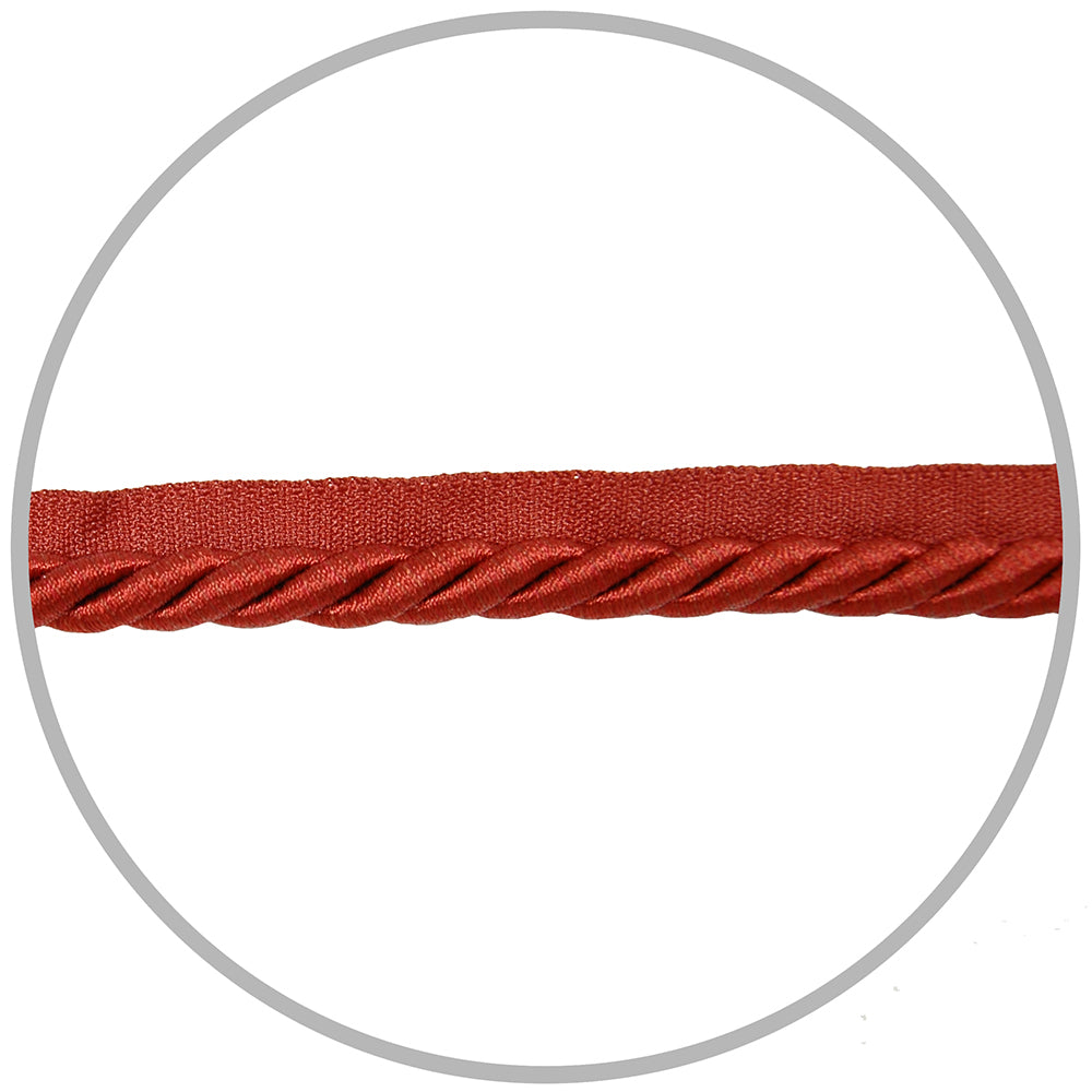 Fringe Cording With Lip 8MM 5 yards Sienna Mix