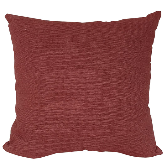 Outdoor Pillow 18" X 18"  Square Conner Raisin